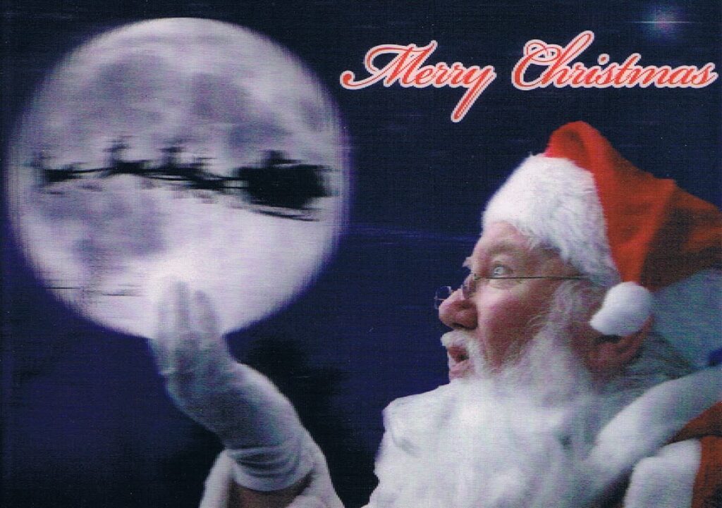 Świąteczna pocztówka trójwymiarowa 3D